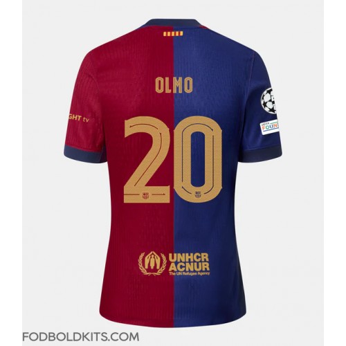 Barcelona Dani Olmo #20 Hjemmebanetrøje 2024-25 Kortærmet